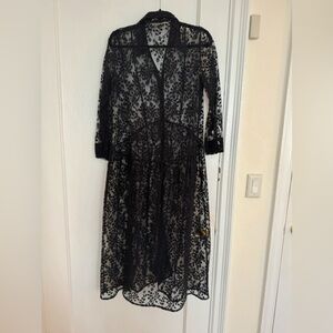 Zara Sheer Long Dress - new without tags